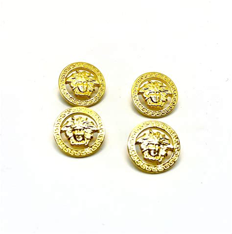 versace medusa button|Versace Medusa logo replacement.